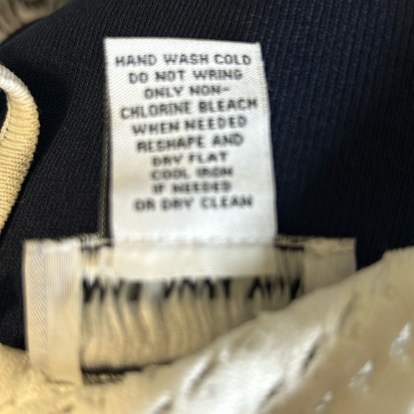 Carmen Marc Valvo‎ Navy Knit Dress Women’s Size Medium - Picture 6 of 7